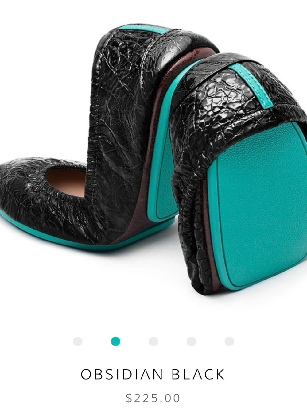 Tieks Obsidian Black Ballet Flats